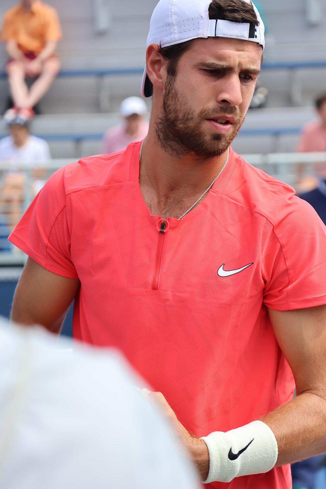 Карен Хачанов на корте US Open